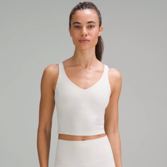 Lululemon Align™ Tank Top *Light Support, C/D Cup - Bone - Sz 10 - Picture 1 of 4